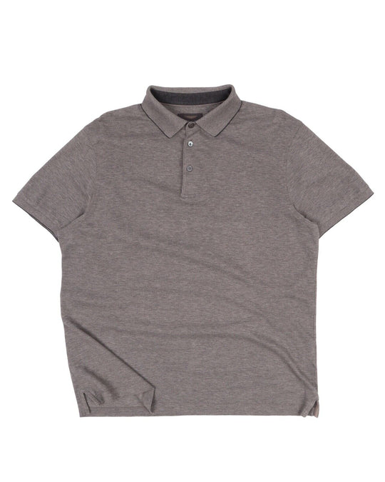 Men's HACKETT Aston Martin Gray Cotton Pique Polo Shirt Size L