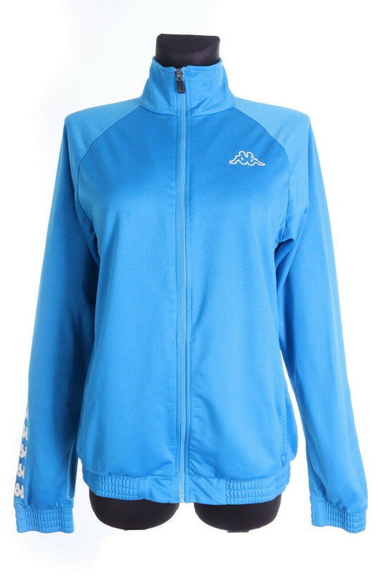 Women's KAPPA Vintage Blue Sportswear Track Top Jacket Size M