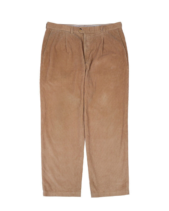 BURBERRY London Pants Brown Corduroy Cotton Men's Trousers Size 48