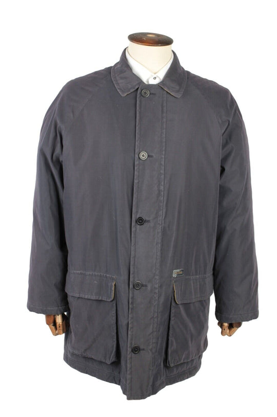 Men's Vintage PAUL & SHARK Navy Blue Coat Jacket Size XL