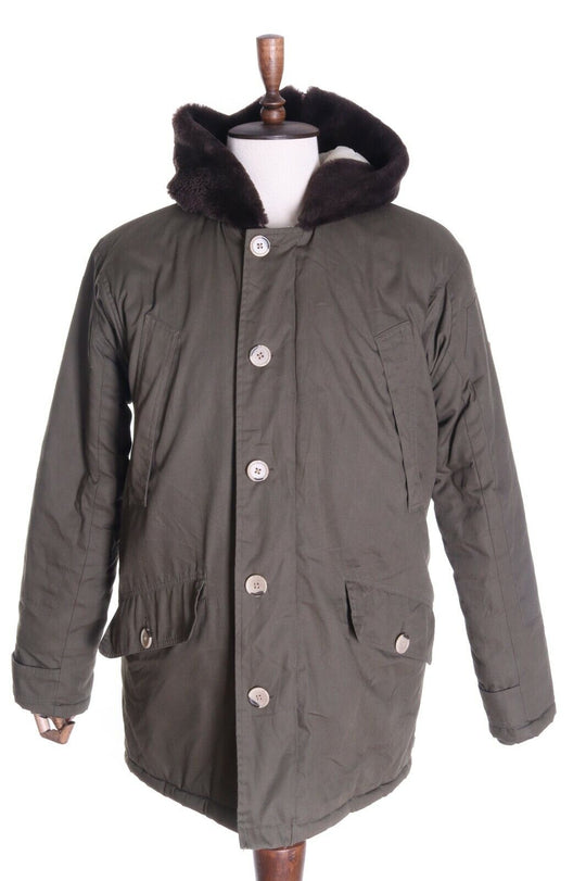 Men's PENFIELD Green Cotton Blend Insulated Trailwear Parka Jacket Coat Size XL
