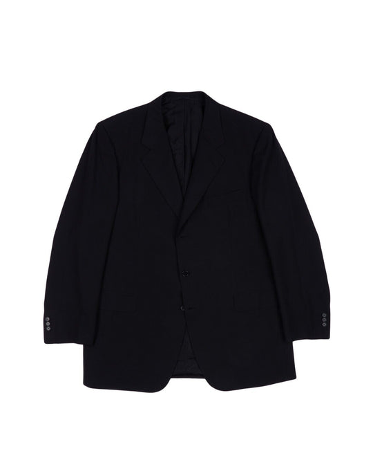 BRIONI Blazer Jacket Black Wool Men's Size 56 / 46R
