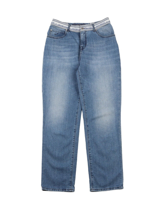 JACOB COHEN Jeans Blue Denim Cotton Women's Trousers Size 30