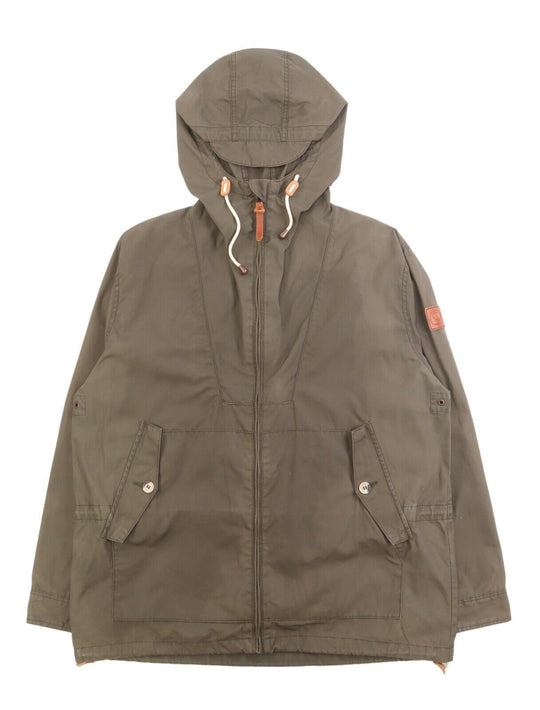 Men's PENFIELD Hudson Olive Wax Hooded Parka Jacket Size XL