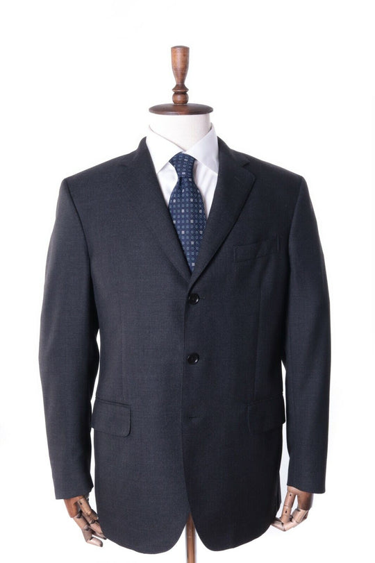 Men's BOGLIOLI Black 100% Wool Suit Jacket Size 52