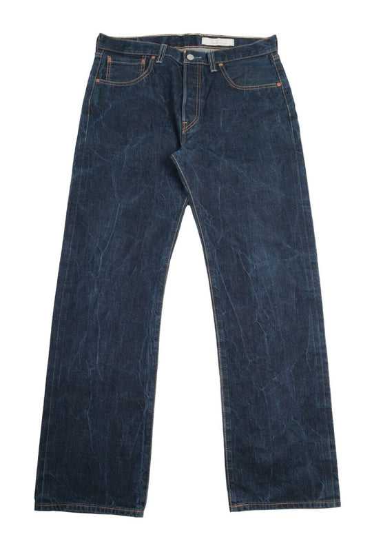 Men'S LEVI'S 120 Years of 501 Blue Special Edition Denim Jeans Size W 34 L 32