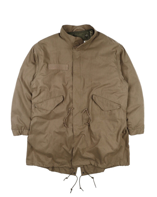 GIBRALTAR INDUSTRIES INC M65 Parka Olive Cotton Men's Lined Jacket Size L