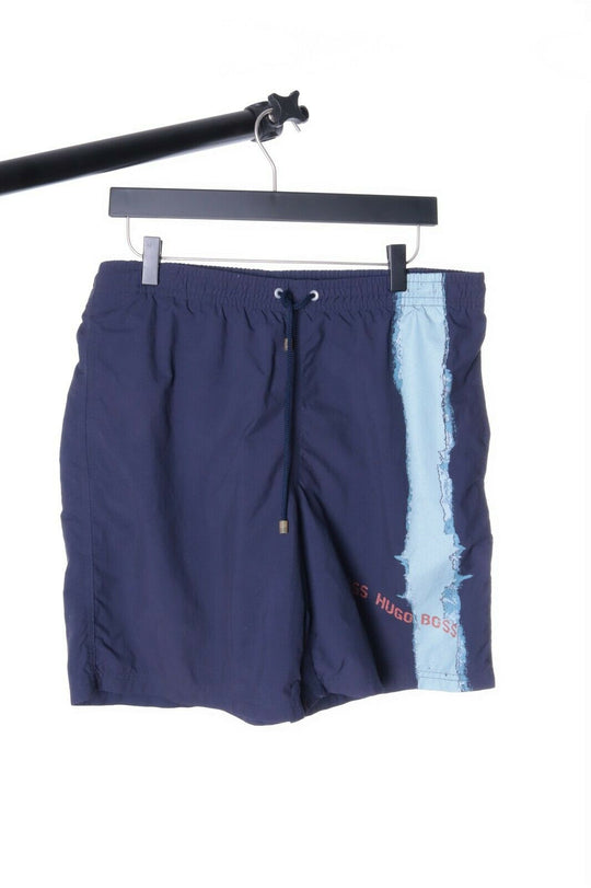 Men's HUGO BOSS Navy Nylon Beachwear Shorts Size s