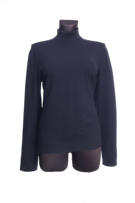 NEIL BARRETT Italy Dark Blue Turtleneck Size M