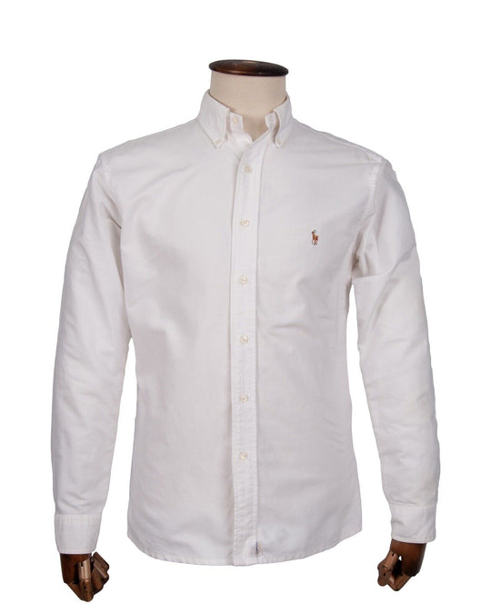POLO By RALPH LAUREN Shirt White Cotton Men's Button Down Size 15 1/2