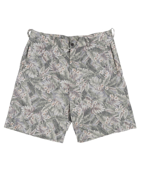 CHRISTOPHER RAEBURN Floral Pattern Lightweight Nylon Summer Chino Shorts Size S