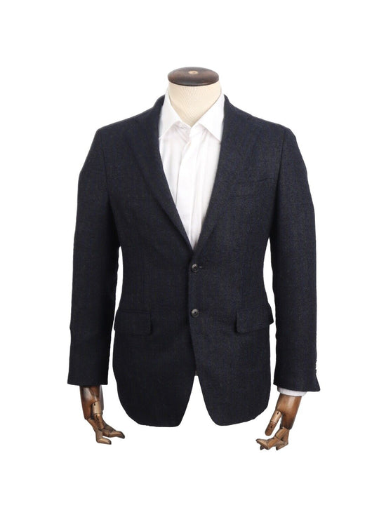 ALFERANO x Loro Piana Knit Blazer Wool Striped Men's Sport Coat Size 48 IT