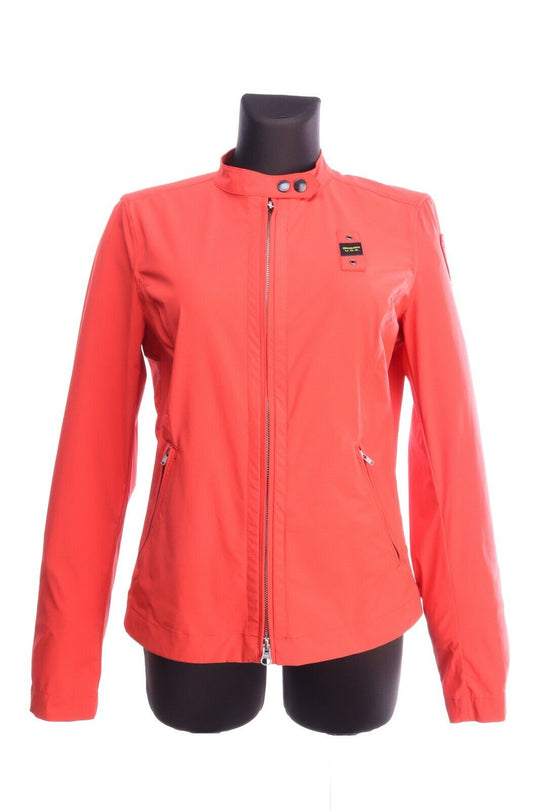 BLAUER USA Red Nylon Racer Jacket Size L