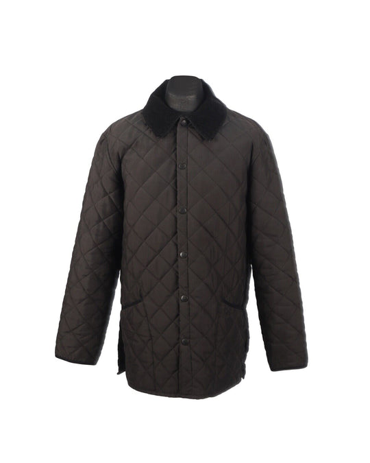 BARBOUR Eskdale Jacket Black Classic Quilted Men's Size M