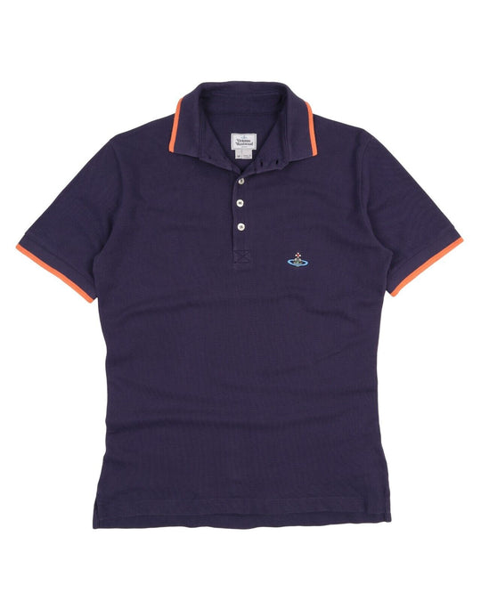 VIVIENNE WESTWOOD Polo Shirt Purple Cotton Men's Size M