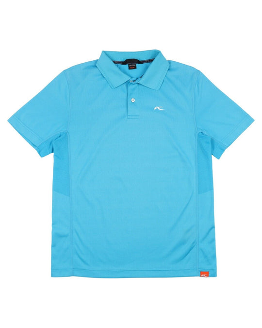 KJUS Pitch Polo Shirt Blue Men's Short Sleeve Size 50 / M