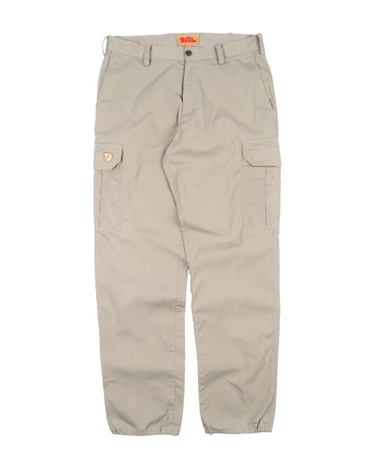 FJALLRAVEN G1000 Pants Beige Cargo Outdoor Men's Trousers Size 48