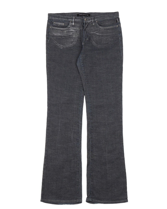 Vintage VERSACE Jeans Couture Pants Navy Cotton Women's Medusa Size 33/47