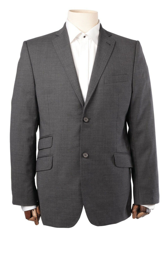 Men's TED BAKER London Endurance Grey Check Wool Jacket Size UK 40 EU 50 R