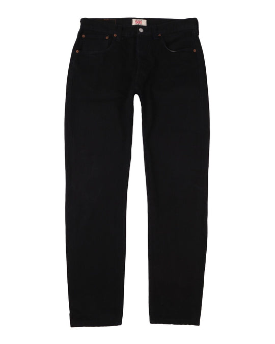 Vintage LEVIS 501 Denim Black Mens 5 Pocket Jeans Size W 33 L 34