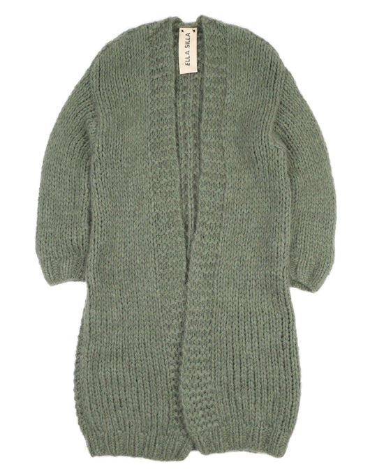 ELLA SILLA Open Cardigan Pure Cashmere Oversized Long Women's Cape Size S / M