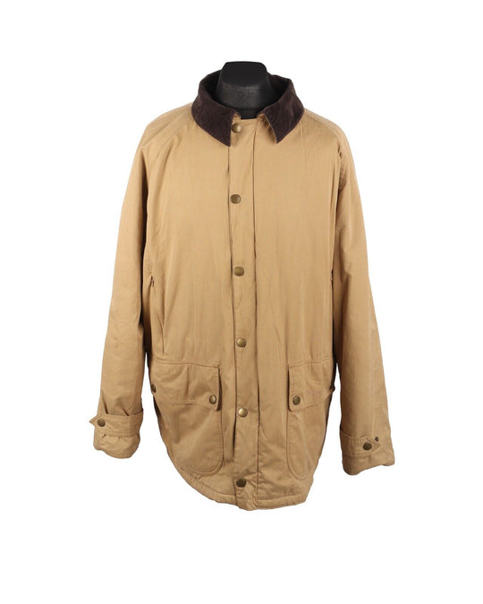 BARBOUR Beauchamp Jacket Brown Utility Waterproof Men's Size XL
