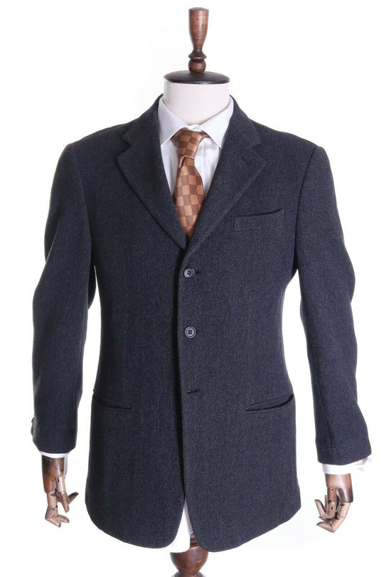 Men's ARMANI COLLEZIONI Grey Wool Blend Blazer Jacket Size 50 R