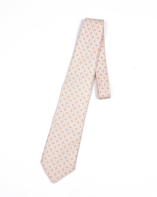 KITON NAPOLI Tie Blue Silk Paisley Paisley Men's  7 Fold Necktie