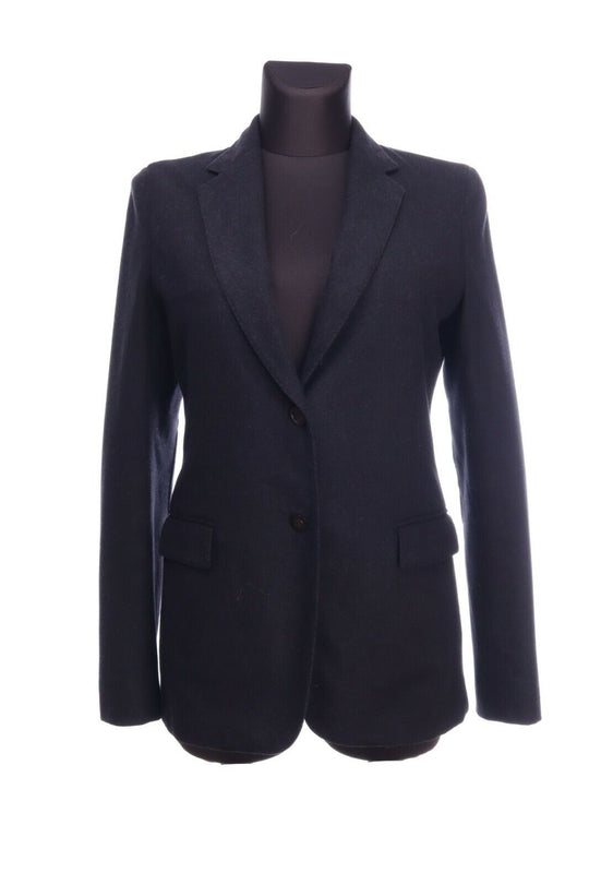 BOGLIOLI Italy Black 100% Wool Blazer Jacket Size 42
