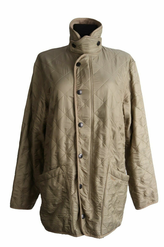 Women's BARBOUR POLAR QUILTS Olive Lined Jacket Size L