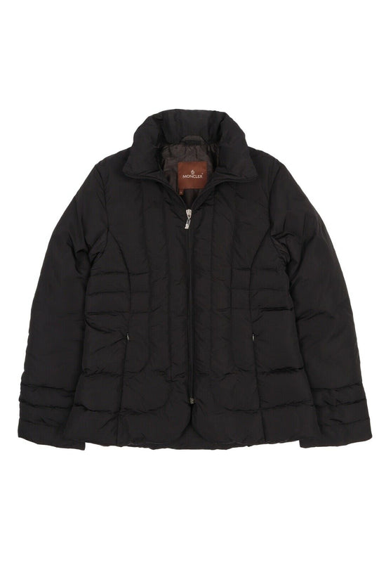 Women's Vintage MONCLER Black Lightweight Quilted Down Puffer Jacket Size 3 / M