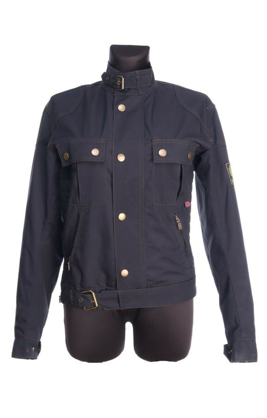 Men's BELSTAFF International Tourmaster Black Motorcycle Trophy Jacket Size M