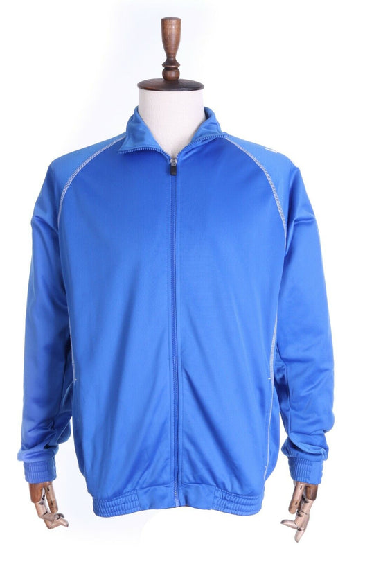 Men's KAPPA Vintage Blue Sportswear Track Top Jacket Size XL