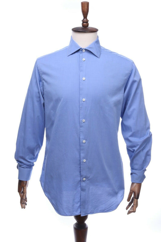 ARMANI COLLEZIONI Blue Cotton Formal Shirt Size 41