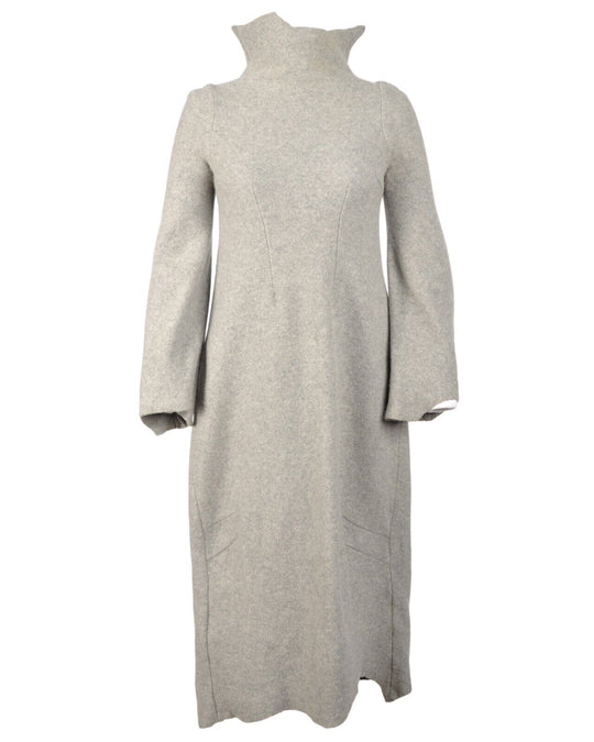 MAISON MARTIN MARGIELA X H&M Dress Gray Wool Long Women's Size XS