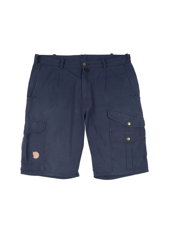 FJALLRAVEN Cargo Shorts Blue Cotton Outdoor Mens Size 52