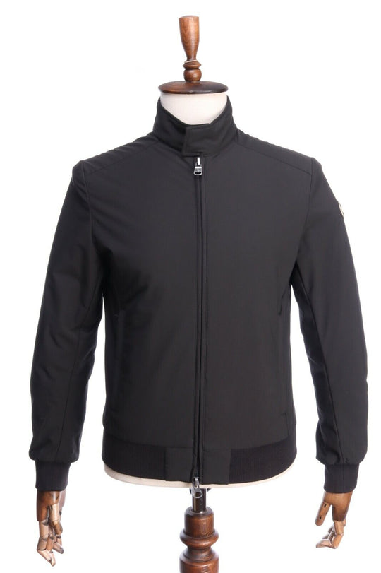 COLMAR Mate Black Short Biker Jacket Size 46 IT 36 UK