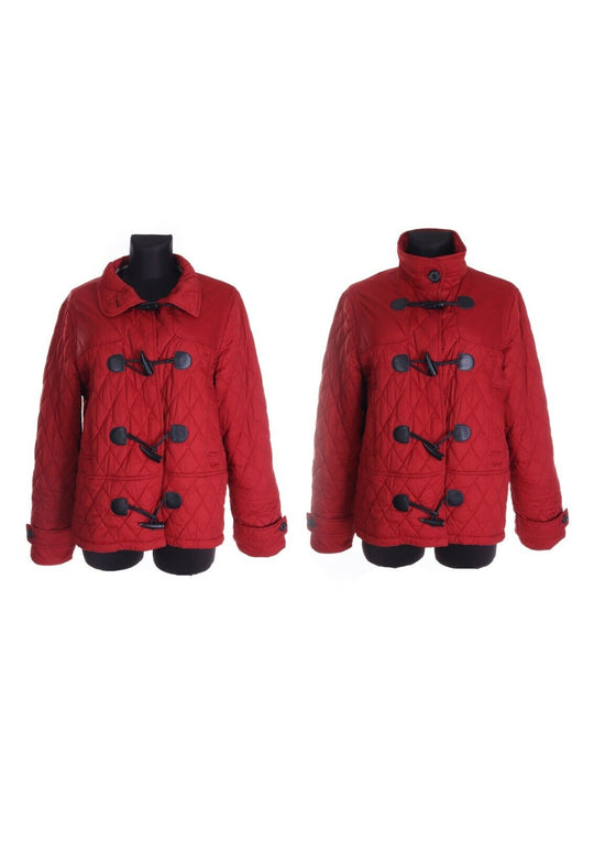 Men's BARBOUR Red L638 Alice Quilted Short Duffle Jacket Size uk 18