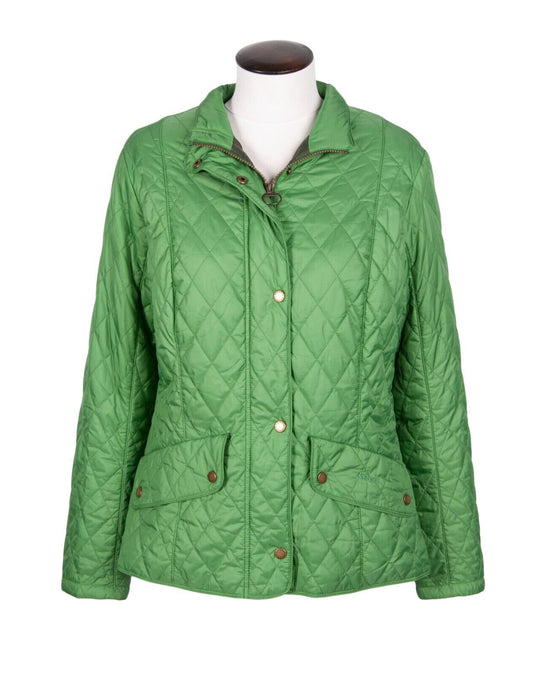 BARBOUR Cavalry Polarquilt Jacket Green Women's Size UK 18 US 14