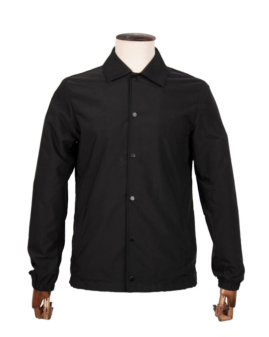ZARA MAN Coach Jacket Black Men's Windbreaker Size 40 / M