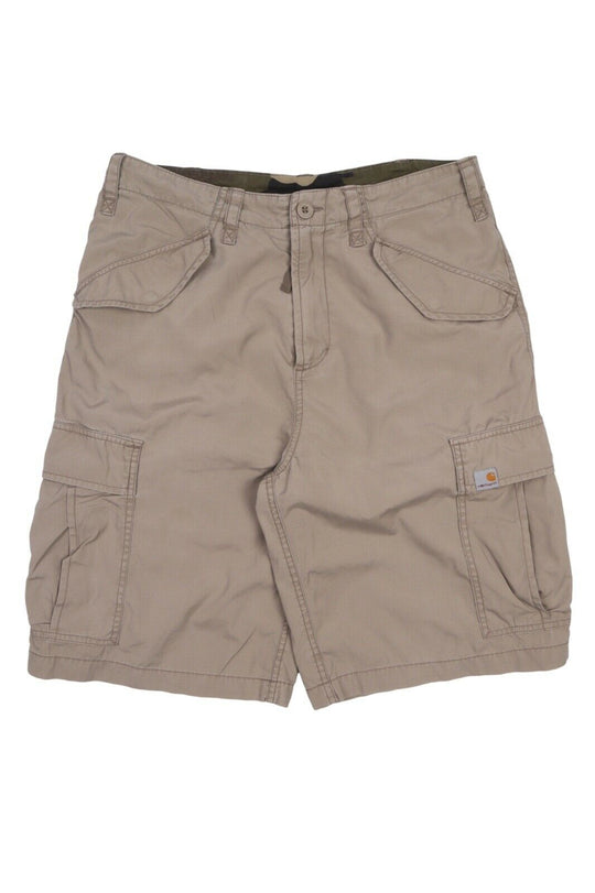 Men's CARHARTT Beige Malibu Bermuda Cargo Shorts Size 30