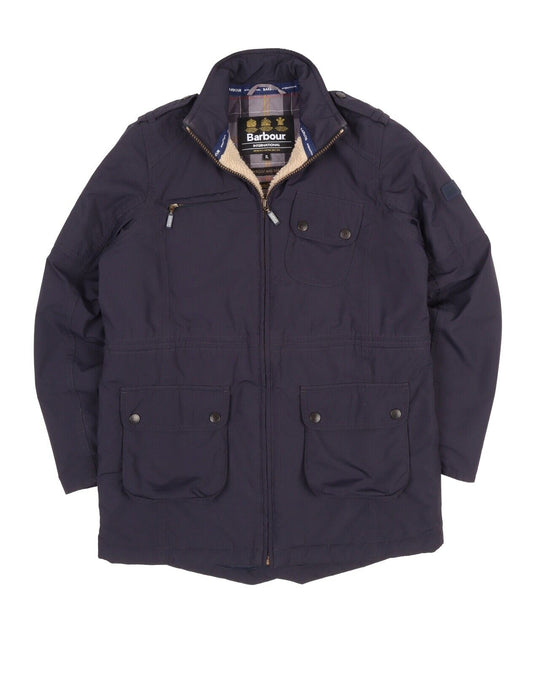 Kid's Girls's BARBOUR International Blue Bearing Parka Jacket Size XL / 12-13 Y