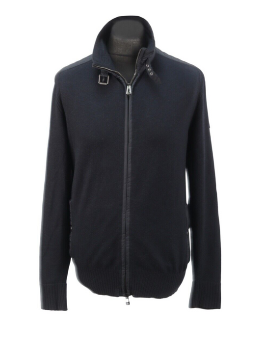 BELSTAFF  Full Zip Cardigan Logo Navy. Blue Cotton Men's Size L