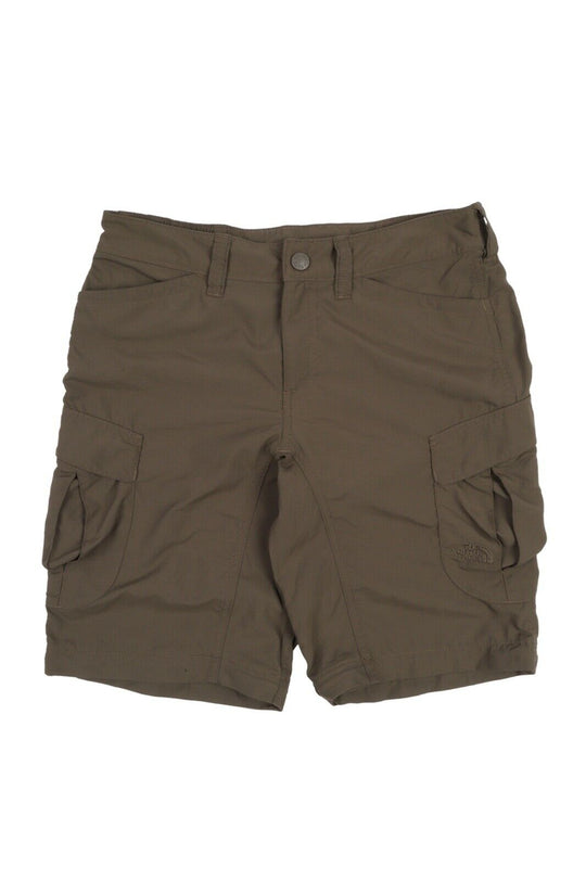 Women's TNF THE NORTH FACE Olive Green Outdoor Cargo Shorts Size s