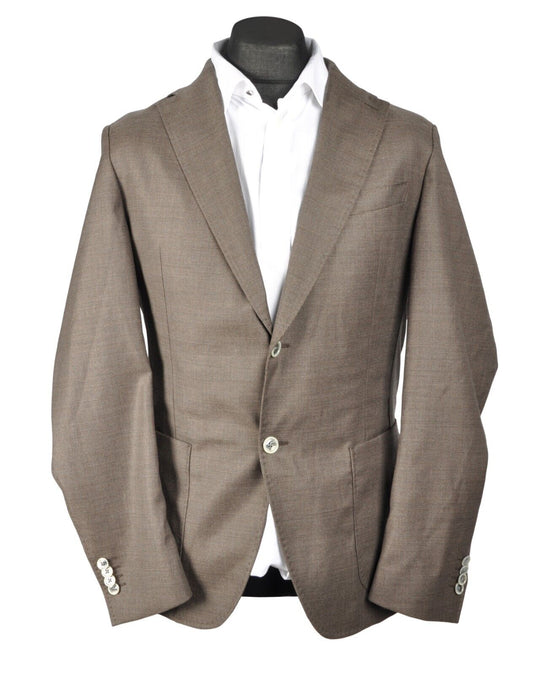 WINDSOR Blazer Brown Loro Piana Super 130 Wool Men's Jacket Sport Coat Size 50 I