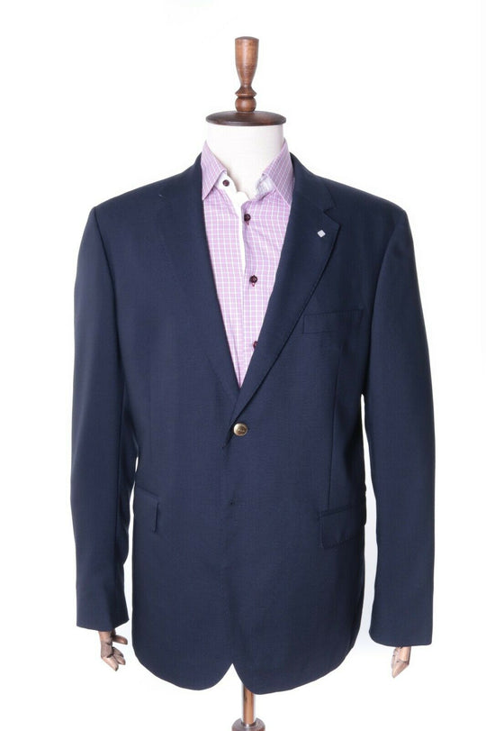 Men's GANT The Club Blazer Regular Navy Wool Jacket Size 56