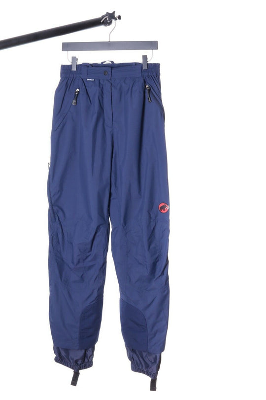 Women's MAMMUT Navy Nylon DryTech Outdoor Theodul Pants Alpine Trousers Size 38