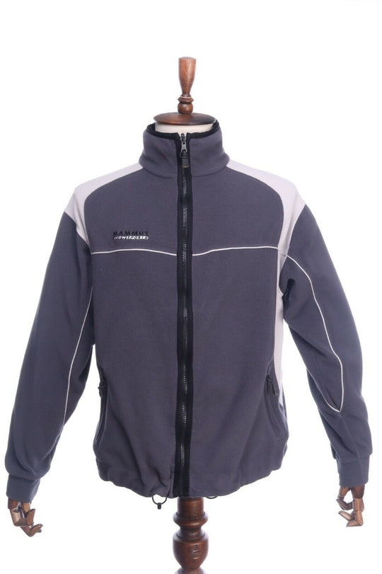 MAMMUT Grey Tecnopile Fleece Sweater Jacket Size L
