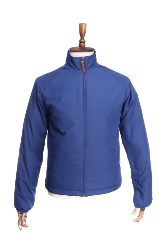 BEN SHERMAN Navy Full-Zip Harrington Jacket Size S