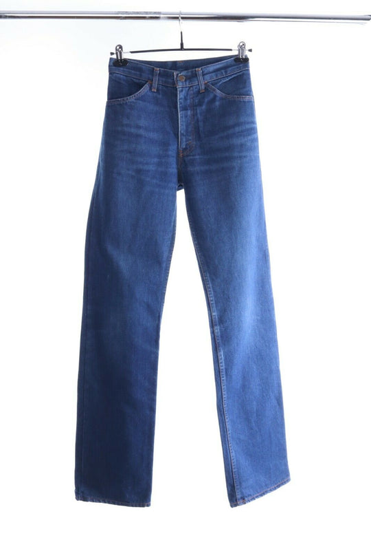 LEVI's Vintage 70's Navy Blue Straight Jeans Size W 30 L 36